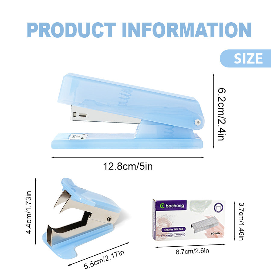1 Stapler Set Includes Medium Stapler, Staples, Staples, and Starter Classic Style Suitable for Office and Study Us