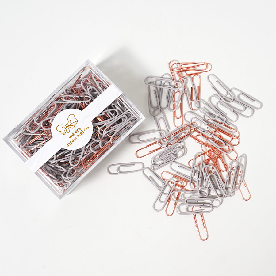1box Paper Clips, 300pcs Medium Size Colored, PaperClips Assorted Colors, Paper Clips for Paperwork Office School and Personal Use