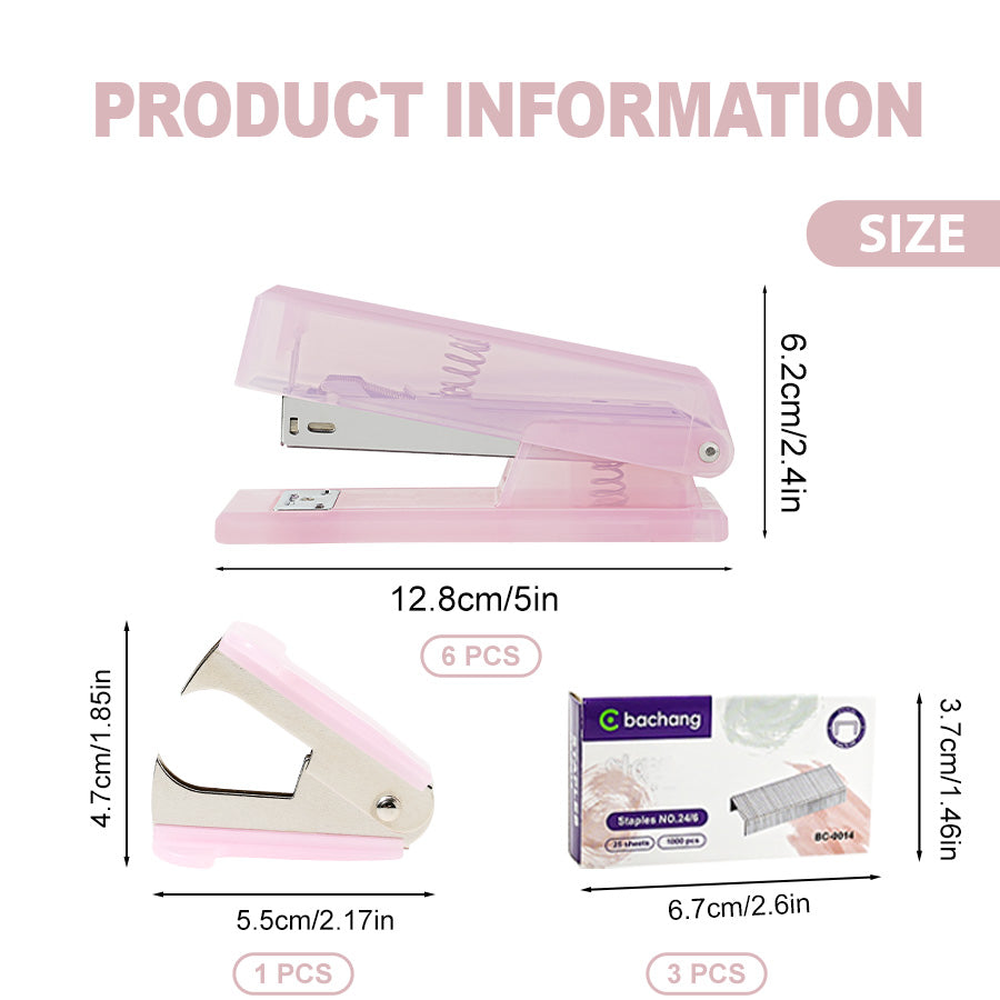 1 Stapler Set Includes Medium Stapler, Staples, Staples, and Starter Classic Style Suitable for Office and Study Us