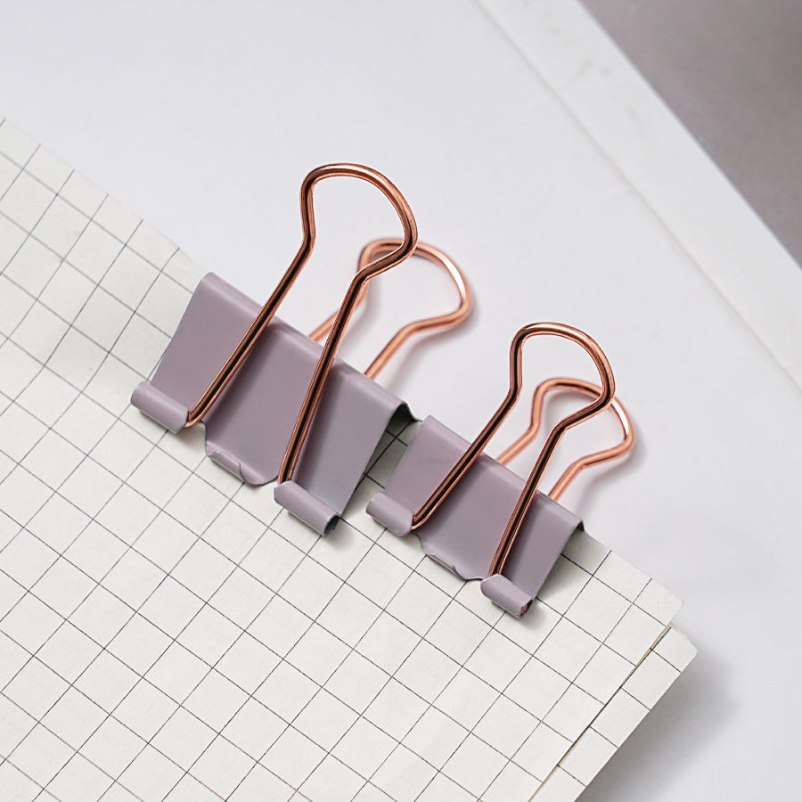 Paper Clips and Binder Clips Set, Metal Assorted Sized Binders with Push Pins, Cute  Office Supplies for Desk, Desk Accessories