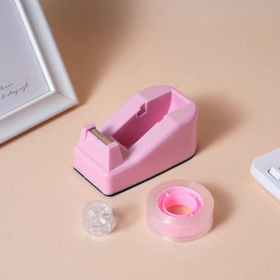 Office desk accessories, pink, blue, green, purple office supplies set for men and women, cute office supplies with stapler, stapler, scissors, clips, scissors and staples, ruler, tape, student stationery set