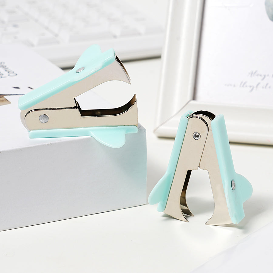 12 pieces of office stationery, finance office portable mini nail remover, 12 pieces of nail puller, nail remover, student stationery