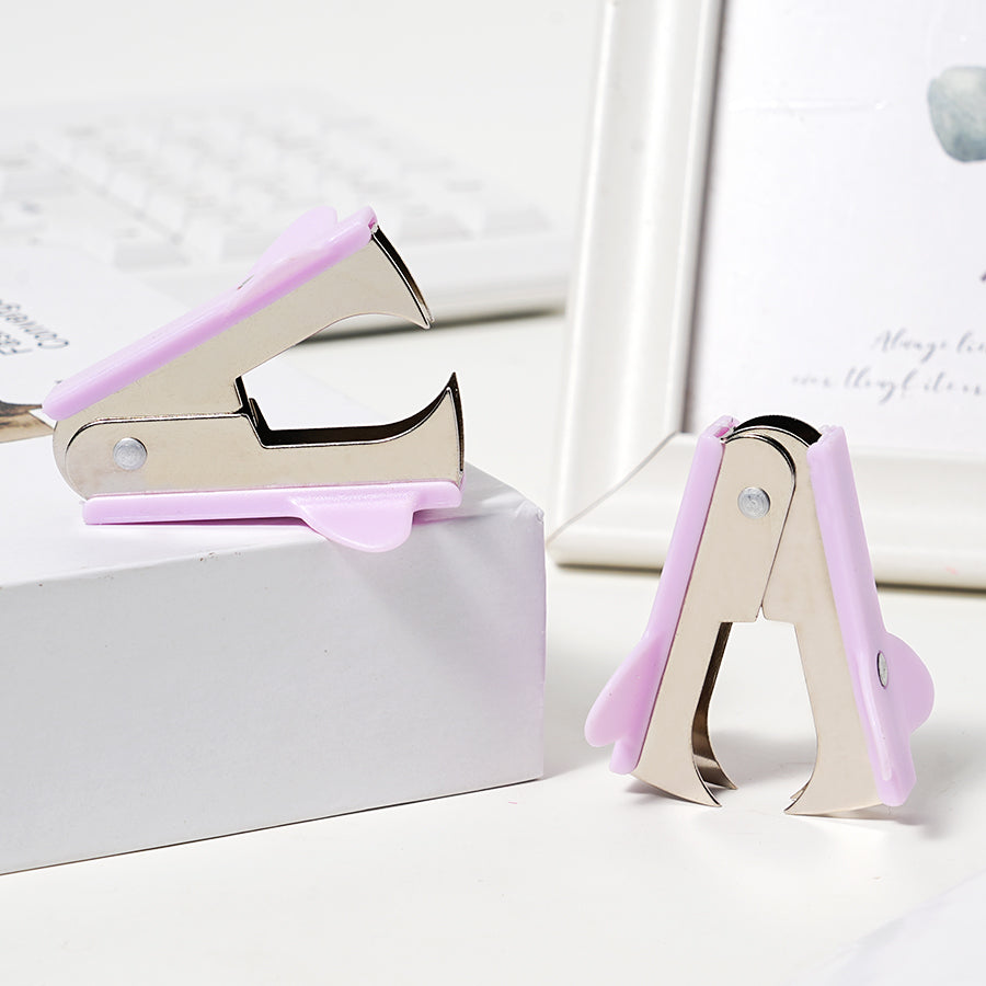 12 pieces of office stationery, finance office portable mini nail remover, 12 pieces of nail puller, nail remover, student stationery