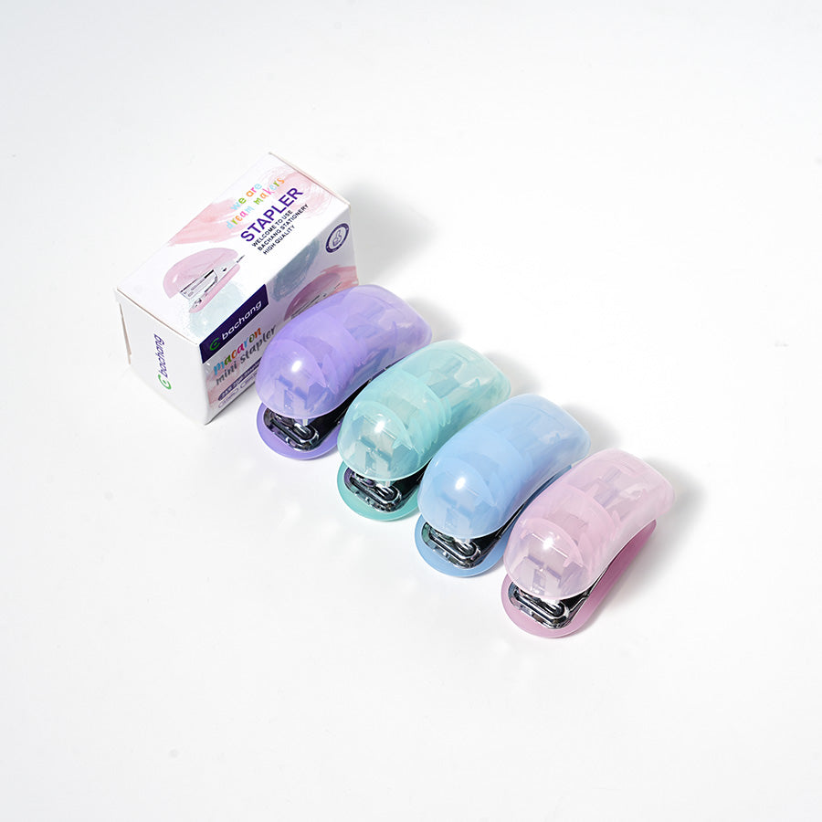 transparent color staplers, binding machines, staples, labor-saving binding machines, student supplies, staplers, household office supplies, student stationery