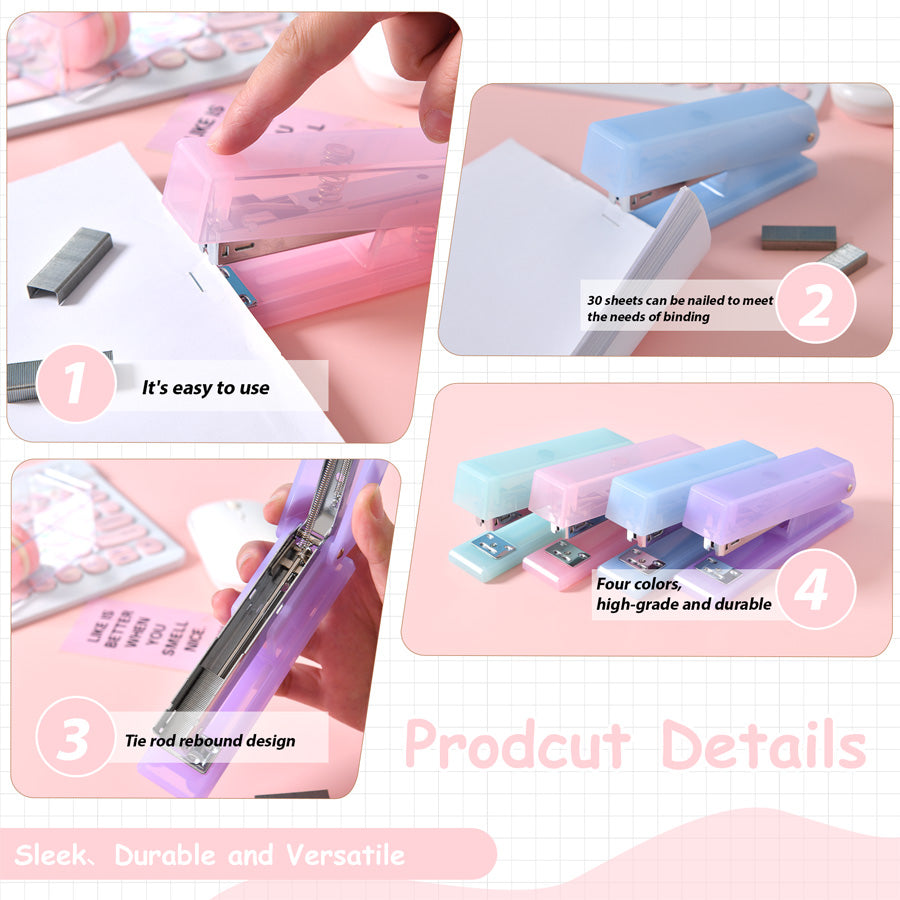 1 Stapler Set Includes Medium Stapler, Staples, Staples, and Starter Classic Style Suitable for Office and Study Us