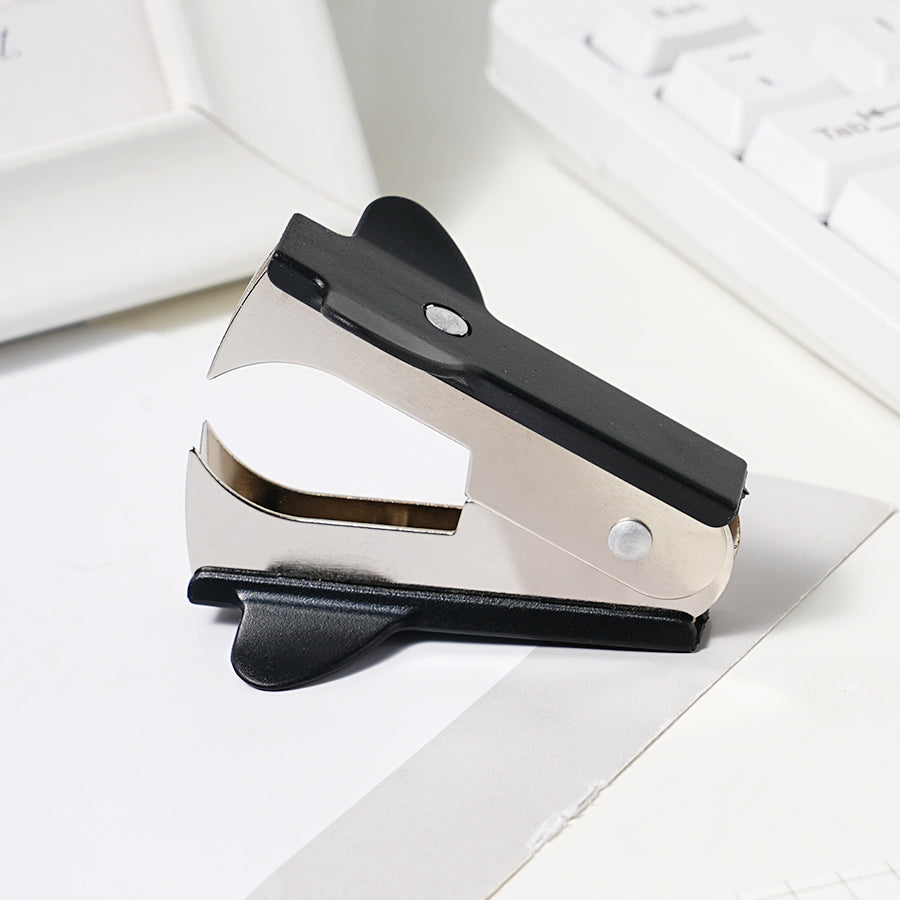 8-piece metal stapler heavy-duty 25 sheet capacity, equipped with 1000 staples+staple remover+scissors+tape base+tape+ruler+long tail clip paper clip set, full bar desktop stapler, unobstructed, anti slip for office and classroom, black