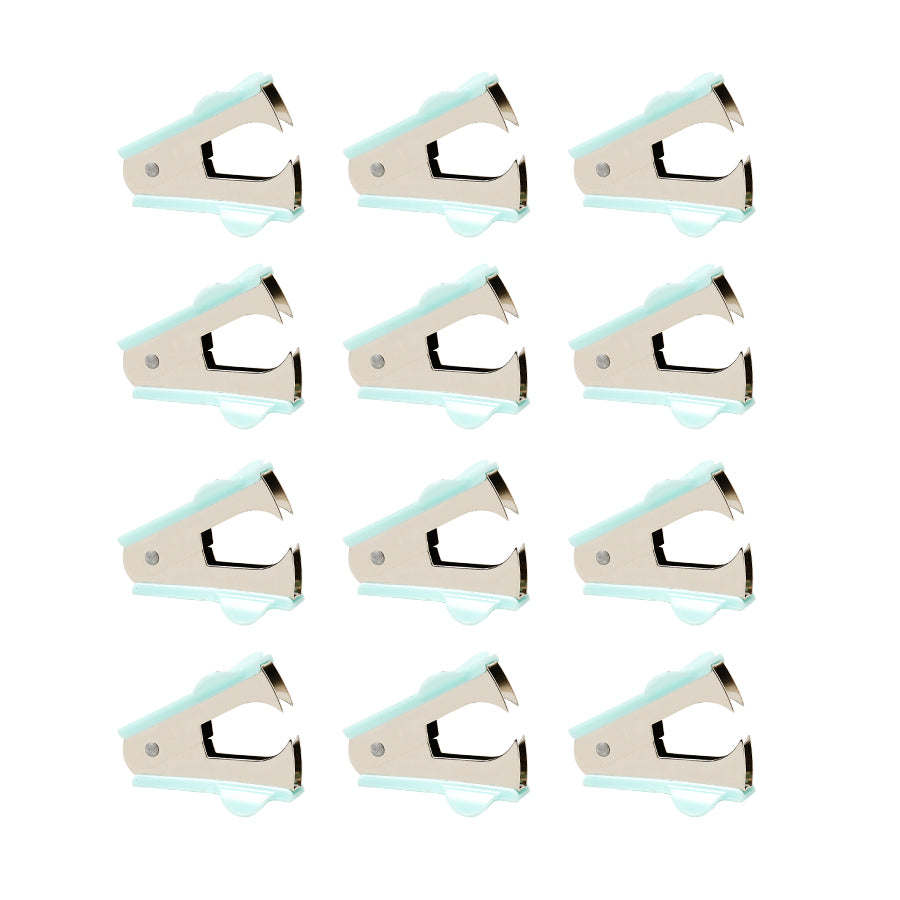 12 pieces of office stationery, finance office portable mini nail remover, 12 pieces of nail puller, nail remover, student stationery