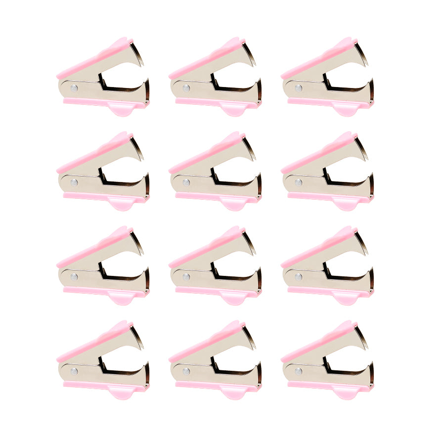 12 pieces of office stationery, finance office portable mini nail remover, 12 pieces of nail puller, nail remover, student stationery