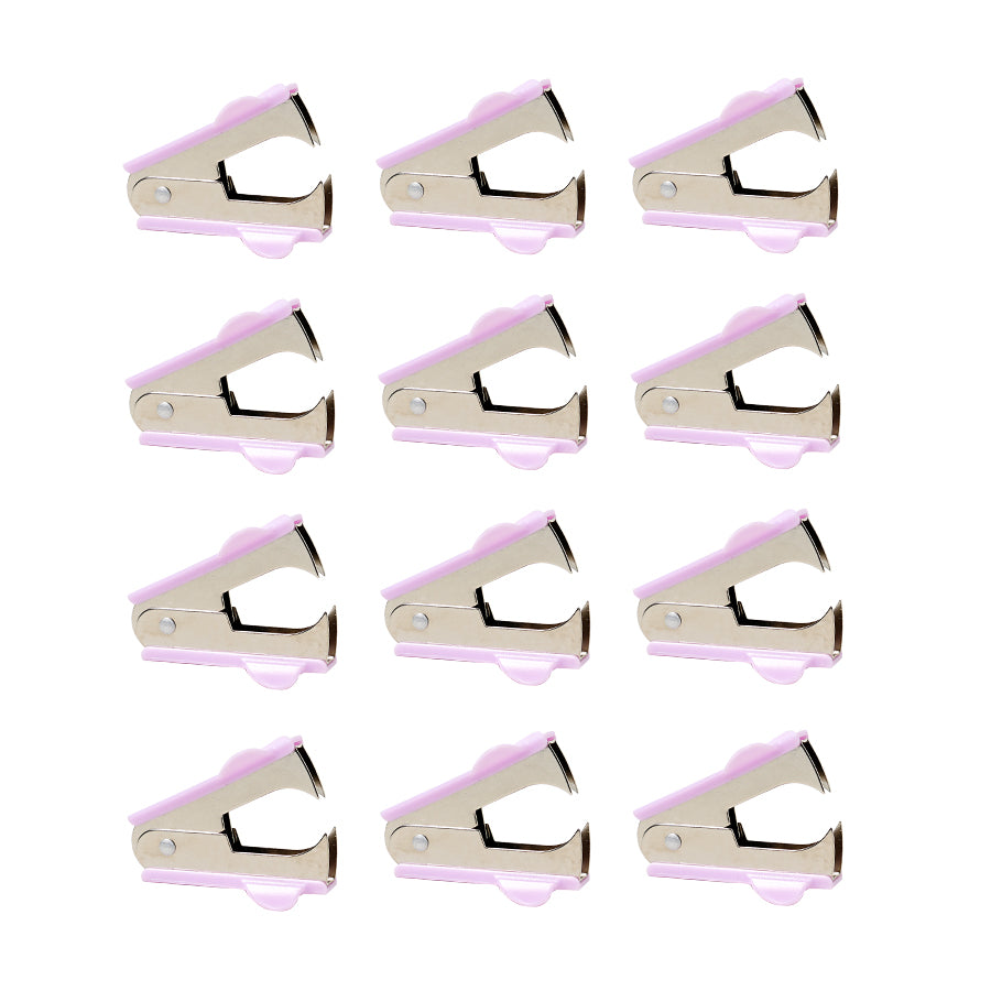 12 pieces of office stationery, finance office portable mini nail remover, 12 pieces of nail puller, nail remover, student stationery