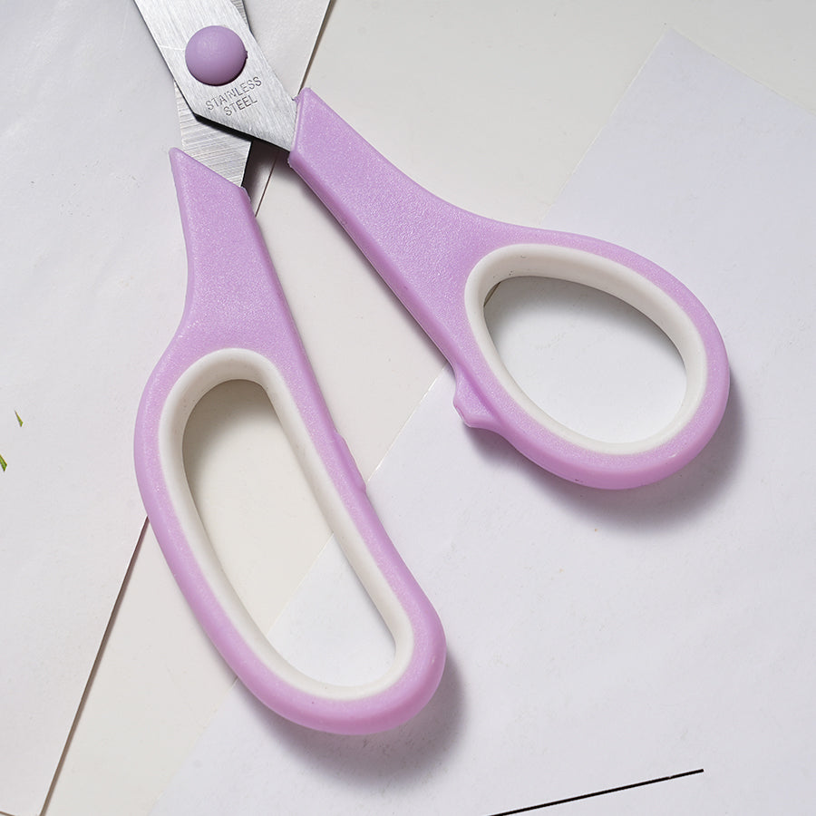 Scissors Set of 12-Pack, 7.6" Scissors All Purpose Comfort-Grip Handles, Sharp Scissor for Office Home School Craft Sewing Fabric Supplies, High/Middle School Student Teacher, Right/Left Hand