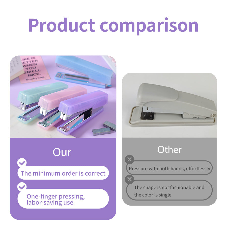 1 Stapler Set Includes Medium Stapler+Stapler Classic Style Suitable for Office, Study, Student Stationery, Office Supplies