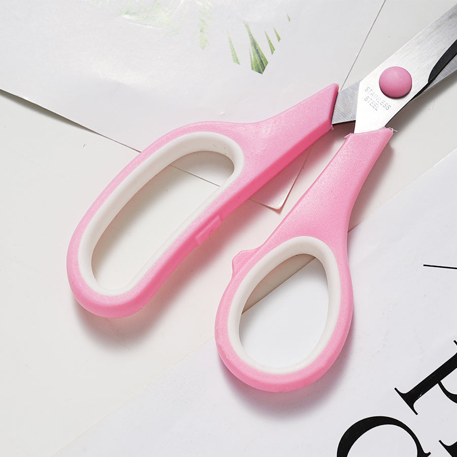 Scissors Set of 12-Pack, 7.6" Scissors All Purpose Comfort-Grip Handles, Sharp Scissor for Office Home School Craft Sewing Fabric Supplies, High/Middle School Student Teacher, Right/Left Hand