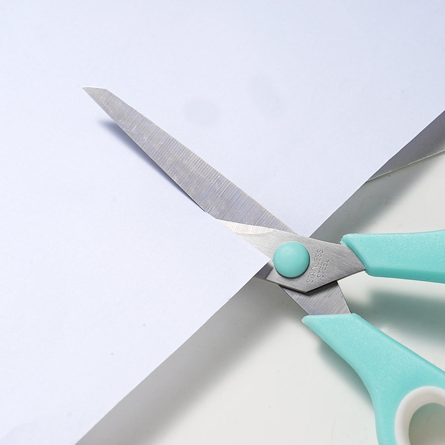 Scissors Set of 12-Pack, 7.6" Scissors All Purpose Comfort-Grip Handles, Sharp Scissor for Office Home School Craft Sewing Fabric Supplies, High/Middle School Student Teacher, Right/Left Hand