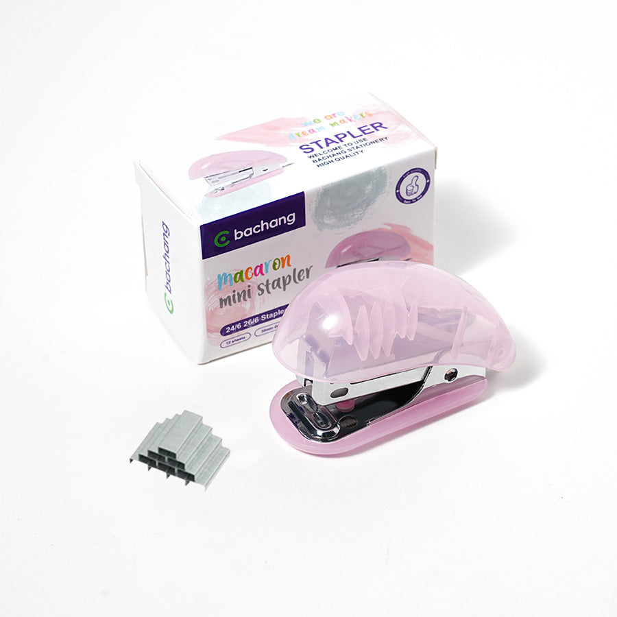 transparent color staplers, binding machines, staples, labor-saving binding machines, student supplies, staplers, household office supplies, student stationery