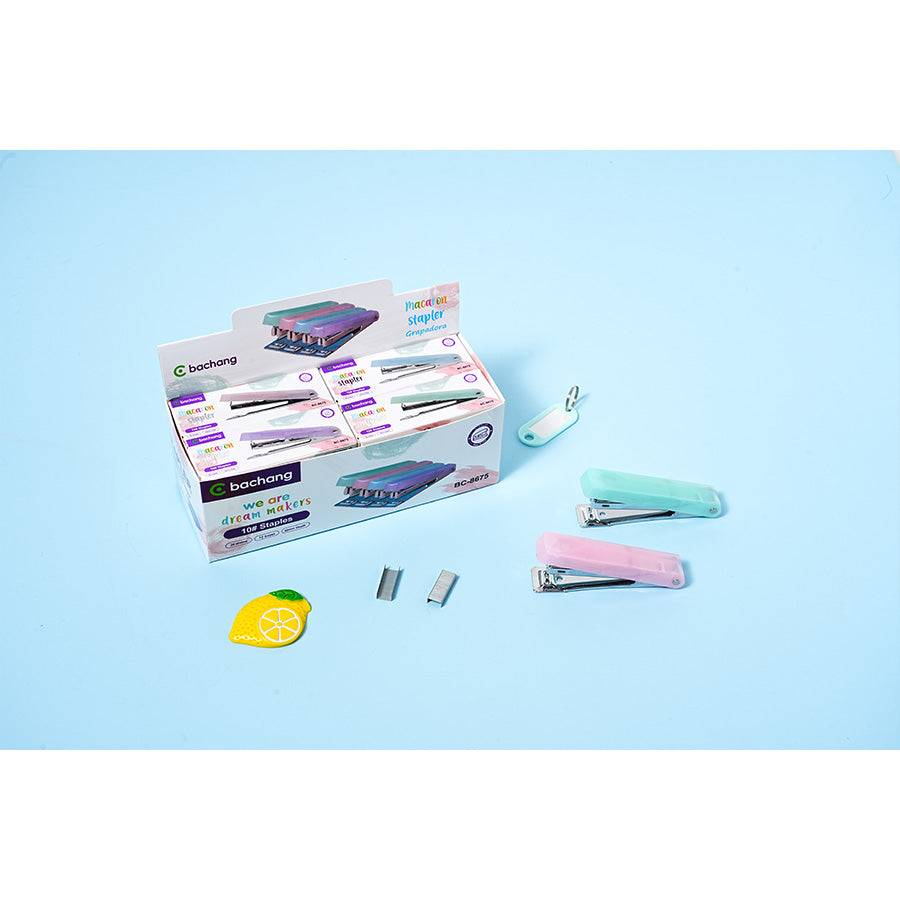 transparent color staplers, binding machines, staples, labor-saving binding machines, student supplies, staplers, household office supplies, student stationery